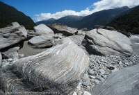 Haast River, Southern Alps, New Zealand