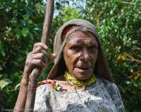 Old woman, Kamtaman village, Papua New Guinea.