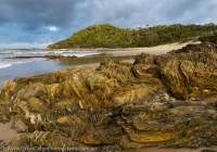 Folded rocks, Nye Bay, Southwest National Park, Tasmanian Wilderness World Heritage Area